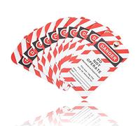 Étiquette de consignation 10 pièces, avertissement de sécurité Danger de ne pas utiliser l'étiquette de danger pour l'énergie électrique chimique industrielle, pétrole