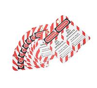 Étiquette De Consignation Électrique - 10 Pcs Avertissement de Sécurité en PVC, Ne Pas Utiliser, Danger de Verrouillage