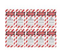 Étiquette de consignation, étiquette de sécurité Étiquette de danger Étiquette de danger pour l'extérieur pour les travailleurs