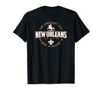 Étiquette de coordonnées New Orleans Louisiana The Crescent City T-Shirt