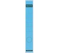 Leitz Étiquettes Self Adhesive pour Classeurs à Levier Couverture Papier et Dos 50 mm, Étroit, Long, 39 x 285 mm, Papier, 16480035, Bleu, Lot de 10 Étiquettes