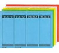 Leitz Étiquettes Imprimables PC pour Classeurs à Levier Couverture Papier, Large, Court, Vert, 61,5 x 192 mm, Papier, 16852055, Lot de 100 Étiquettes
