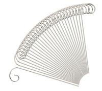 Étiquette de jardin - Piquet résistant aux intempéries, ensemble de trente pièces avec boucles, acier galvanisé antirouille, tige de support verticale, marqueur de verger pour les fleuristes étiquetan