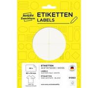 Étiquette de nom, 76x19 mm, enlevable, blanc