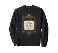 Étiquette de nom de sorcière d'halloween Hello My Name is Witch on Day Off Sweatshirt