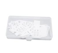 Étiquette de Note de Clavier de Piano Autocollant de Guide de Notes de Piano Amovible Réutilisable en Silicone pour Débutants Adultes Apprentissant 88 Touches Pleine Taille Noir