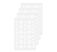 Étiquette de peau Patches du corps Élimination du corps Face Face Couc Discoir Autocollants blancs 144pcs