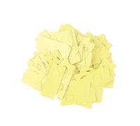 Étiquette de plantation jardin avec trou, marqueurs d'arbres fruitiers Melon, signe Portable en plastique, étiquette suspendue étanche, 500 pièces Pour identifier les plantes(Yellow)