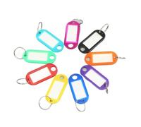 Étiquette De Porte-clés Colorée, 100 Pièces Pour Hôtels | Nom D'identification Adresse De La Pièce Numéro De TEL Marqueur Bagage Avec Anneau Fendu