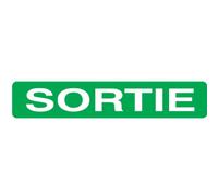 Etiquette de signalisation adhésive latérale Legrand - Sortie