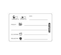 Etiquette de Traçabilité Label Fresh DLC - 70 x 45 mm - Lot de 300