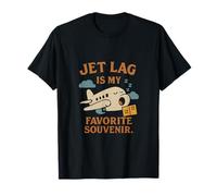 Étiquette de Voyage rétro Jet Lag is My Favorite Souvenir T-Shirt