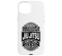 Étiquette de Whisky Vintage Jiu Jitsu Grappling BJJ MMA Fighter Coque pour iPhone 15 Plus