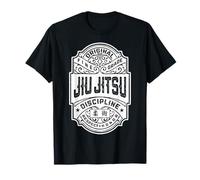 Étiquette de Whisky Vintage Jiu Jitsu Grappling BJJ MMA Fighter T-Shirt