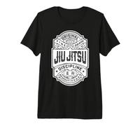 Étiquette de Whisky Vintage Jiu Jitsu Grappling BJJ MMA Fighter T-Shirt Haut de Gamme