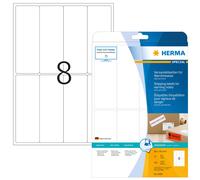 Étiquette d'expédition/avertissement A4 blanche 50x142 mm papier mat 200 pcs.