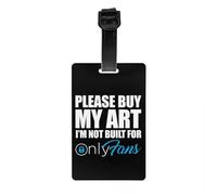 Étiquette d'identification avec inscription I'm Not Built for Only Fans