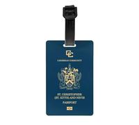 Étiquette d'identification pour passeport Saint Christophe et Nevis
