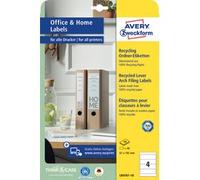 Etiquette dos classeur recy Home Office