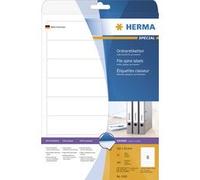 Etiquette dos de classeur SPECIAL, 192 x 38 mm, blanc