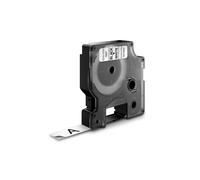 Étiquette DYMO D1 Durable Nylon Noir sur Blanc 12mm x 3.5m Résistante UV, Eau, Huile, Températures -40°C à 60°C, Compatible LabelManager