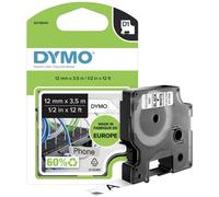 Etiquette DYMO D1 S0718040 Polyamide Couleur de ruban: blanc Couleur de police:noir 12 mm 3.5 m