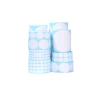 Étiquette en papier thermique ronde SKU code à barres 10mm 15 25 30 40 50 60 70 80 90 100mm de diamètre blanc blanc taille gâteau fleur autocollant alimentaire (Color : 70mm 300pc 1 Row)