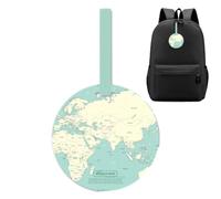 Étiquette en PVC pour bagages, étiquettes nominatives pour sacs de | Flexible Sacs fournitures de décoration produits de pour porte-documents sacs à dos sac d'ord Vert clair