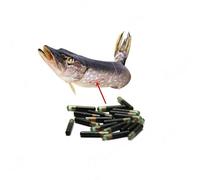 Étiquette en verre RFID 100x8 mm134.2 khz,pour l'identification des animaux de compagnie,pour le suivi/l'identification des poissons et des animaux + 5 x seringues,1.4 pièces