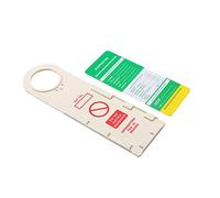 Étiquette et support de sécurité pour la prévention des accidents Carte d'inspection d'échafaudage