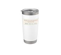 Étiquette Gobelet isotherme en acier inoxydable double paroi