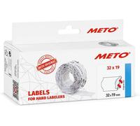Etiquette Meto 32x19mm,Blanc, Permanent 5 Rouleaux (30007366)