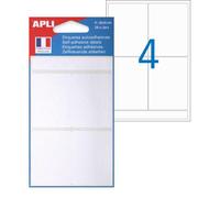 AGIPA Lot de 10 Sachets de 28 étiquettes multifonctions permanentes 38 x 50 mm Blanc