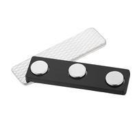 Étiquette nominative magnétique - de support adhésive, bouclier d'identité professionnel, unité de fixation de sécurité | Accessoire de bureau, article synthétique robuste pour boîte à outils