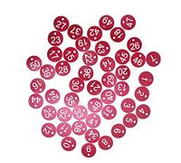 Étiquette numérotée 50 pièces, pour ferme, bétail, apiculture, fournitures d'élevage (Rouge)