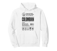 Étiquette nutritionnelle colombienne Sweat à Capuche