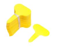 Etiquette Plante Étiquettes de jardin, classification des plantes, tri, panneau, étiquette, billet, plaque d'écriture en plastique, panneau, fiche, carte colorée(Yellow,200pcs)