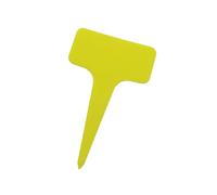 Etiquette Plante Étiquettes en plastique de type T for plantes, 100 pièces, marqueurs for graines, pépinière, jardin, fleurs, plantes, panneau de jardin for décoration de jardin(Yellow)