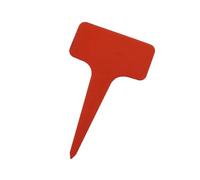 Etiquette Plante Étiquettes en plastique de type T for plantes, 100 pièces, marqueurs for graines, pépinière, jardin, fleurs, plantes, panneau de jardin for décoration de jardin(Red)
