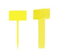 Etiquette Plante Étiquettes for plantes, étiquettes en plastique, imperméables, propres, réutilisables, outils de décoration de jardin, panneaux, piquets(Yellow,36PCS_11.7X5.4CM)
