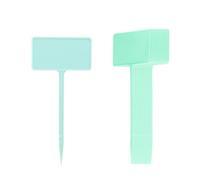 Etiquette Plante Étiquettes for plantes, étiquettes en plastique, imperméables, propres, réutilisables, outils de décoration de jardin, panneaux, piquets(Lake Blue,48PCS_14.7X5.9CM)