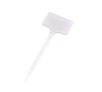Etiquette Plante Lot de 50 étiquettes épaisses et imperméables for plantes jardin, type T, réutilisables, for la classification des semis fleurs Imperméables(White)