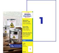 Etiquette plastique Avery-Zweckform J4775-10 210 x 297 mm film de polyester