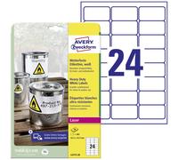AVERY/Zweckform étiquettes résistantes aux intempéries Contenu: 480 étiquettes avec bord tout autour, 63,5 x 33,9mm