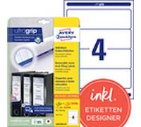 Etiquette pour dos de classeur, 59 x 192 mm