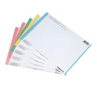 Étiquette pour dossiers suspendus - L'OBLIQUE AZ - n°0 - Paquet de 10 - 5 coloris disponibles