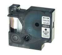 Étiquette pour Dymo D1,6/9/12mm 24mm,Ruban 45013 40913 43613,Noir sur Blanc,Compatible avec Dymo LabelPictures 160 280,LabelPoint - Type Black on Clear-19mm