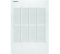 Etiquette pour imprimante Weidmüller ET S7-300-TU-A4-1 1865450000 Surface de marquage: 22.60 x 100 mm turquoise 1 pc(s)