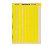 Etiquette pour imprimante Weidmüller LM MT300 20X8 GE 1686381687-10 Surface de marquage: 9 x 20 mm jaune 10 pc(s)