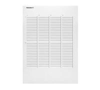 Etiquette pour imprimante Weidmüller THM WH 15/6 WS 1045380000 Surface de marquage: 90 x 60 mm blanc 1 pc(s)